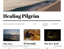 Tablet Screenshot of healingpilgrim.com